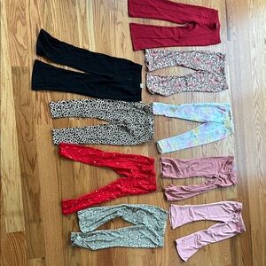 Girls size 6~ pants leggings collection 9
Pairs